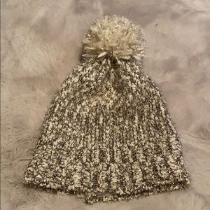 NWOT Anthropologie metallic winter hat